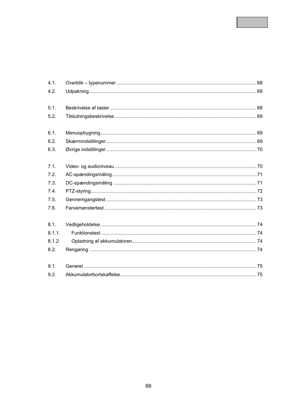 ABUS TVAC10100 User Manual | Page 66 / 76