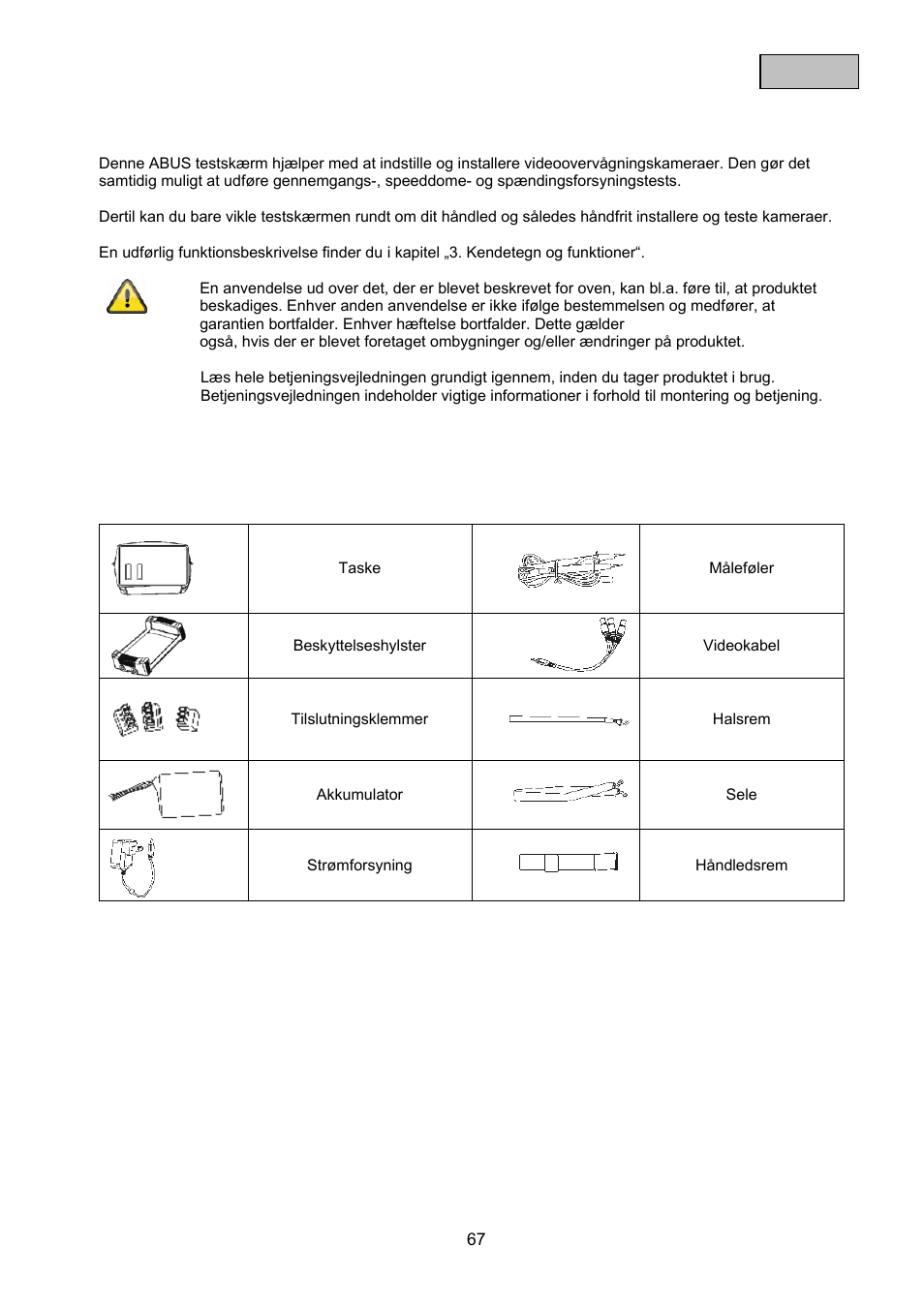 ABUS TVAC10100 User Manual | Page 67 / 76