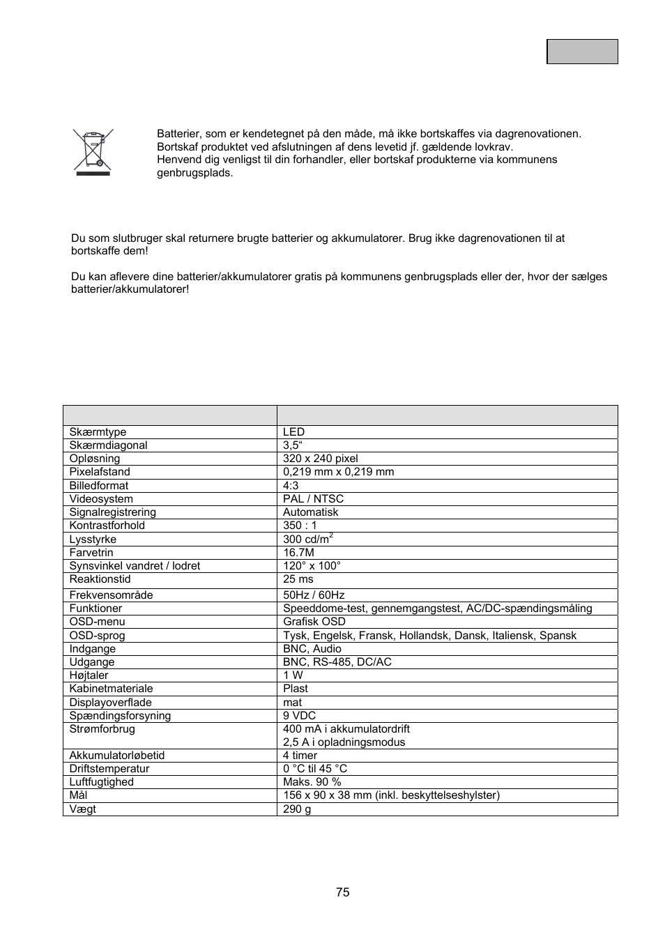 ABUS TVAC10100 User Manual | Page 75 / 76