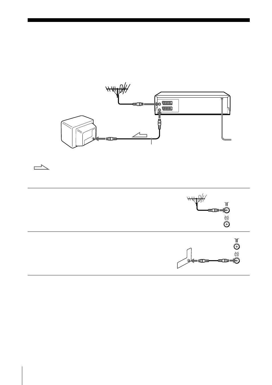 Step 3 : connecting the vcr, 12 ste, Ector (12) | R (12) | Sony SLV-SE210D User Manual | Page 12 / 61
