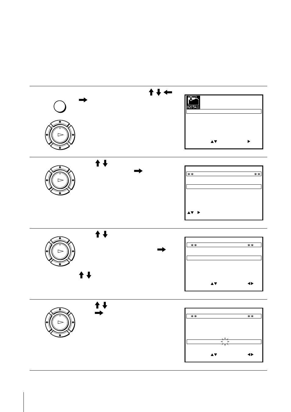 Changing the station names, Press m/m to highlight manual set up, then press, Press m/m to highlight name, then press | Sony SLV-SE210D User Manual | Page 26 / 61