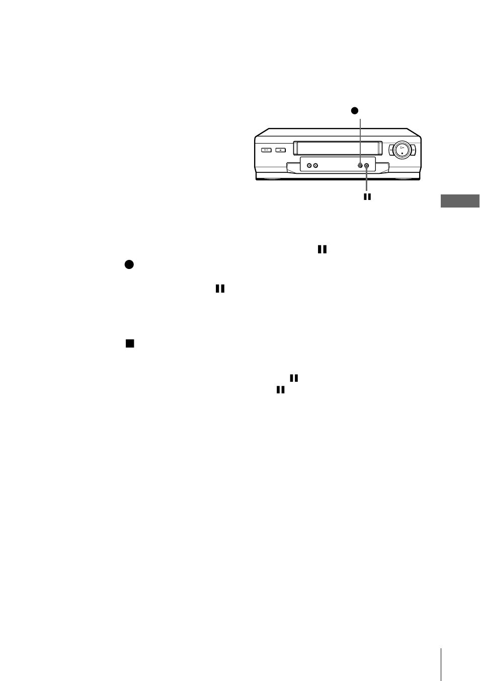 Operation (when recording on this vcr) | Sony SLV-SE210D User Manual | Page 51 / 61