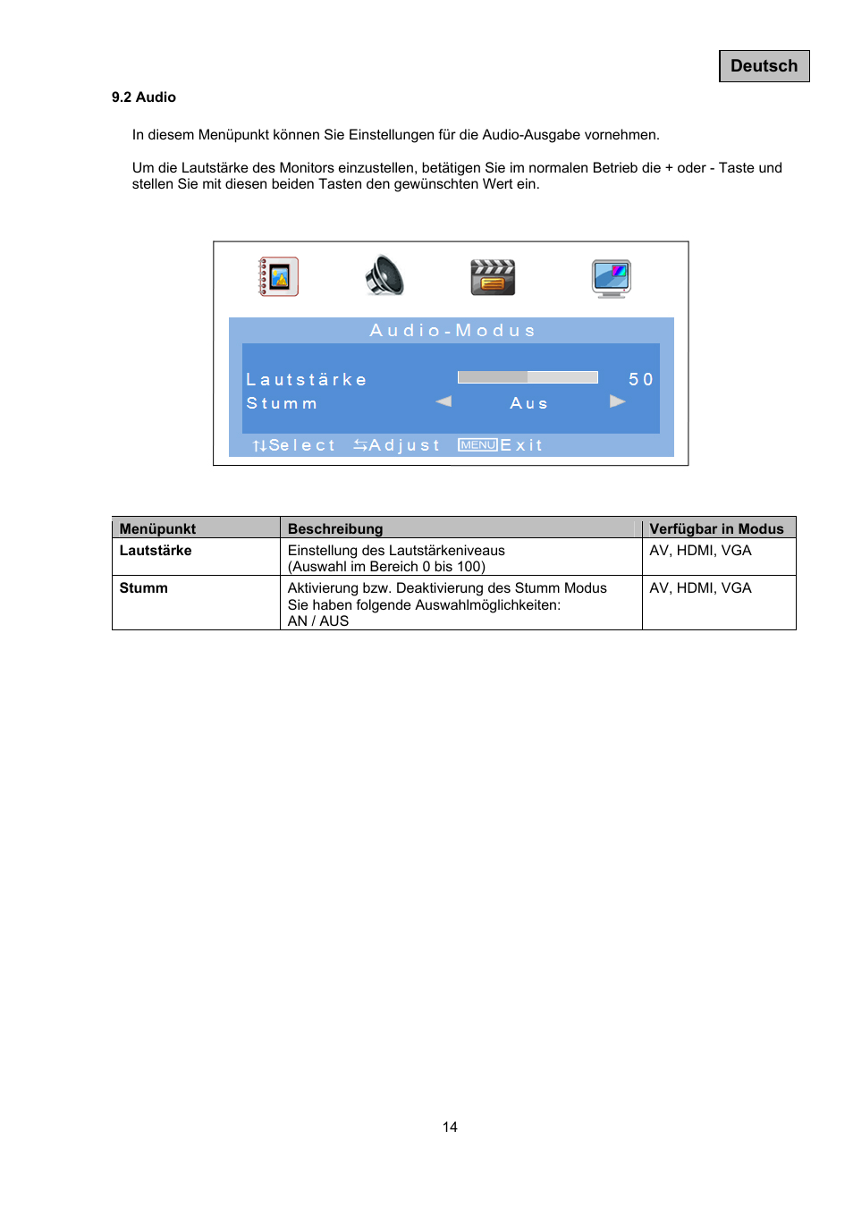 ABUS TVAC10041 Operating instructions User Manual | Page 14 / 99