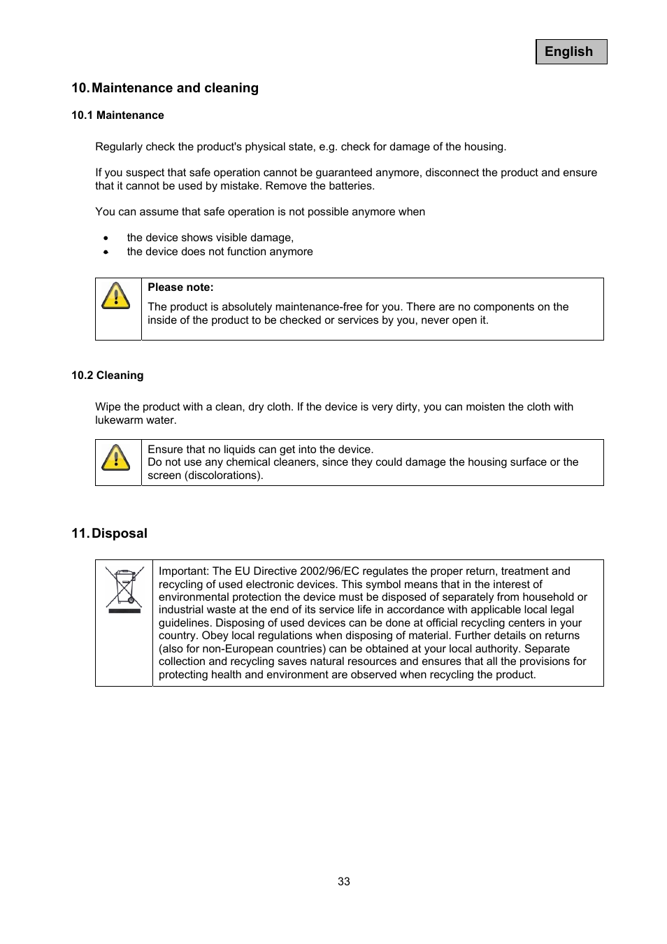 ABUS TVAC10041 Operating instructions User Manual | Page 33 / 99