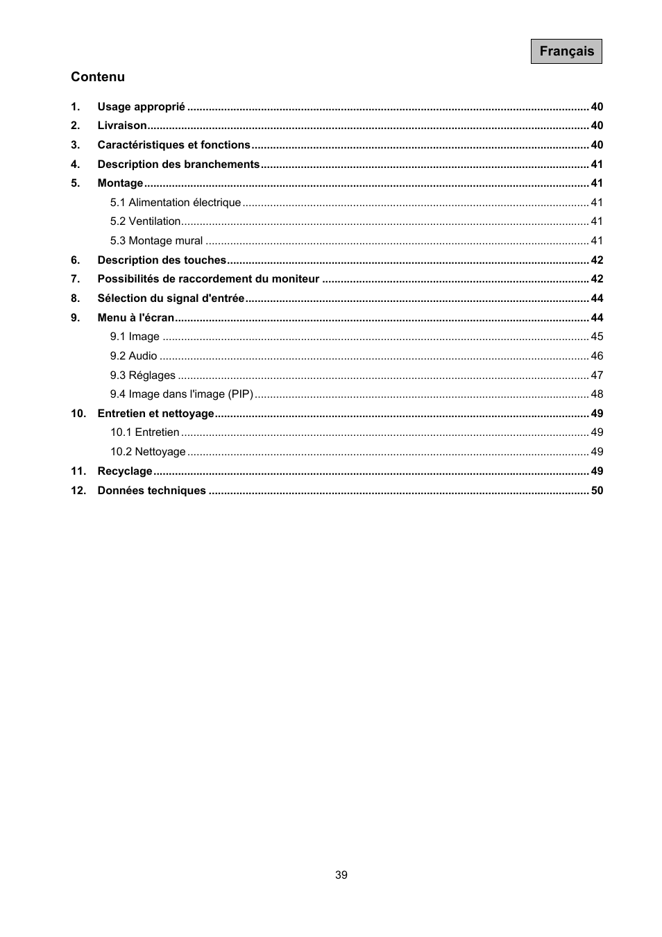 ABUS TVAC10041 Operating instructions User Manual | Page 39 / 99