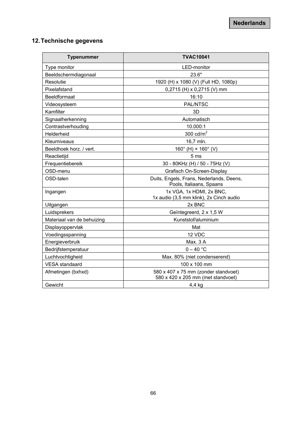 ABUS TVAC10041 Operating instructions User Manual | Page 66 / 99