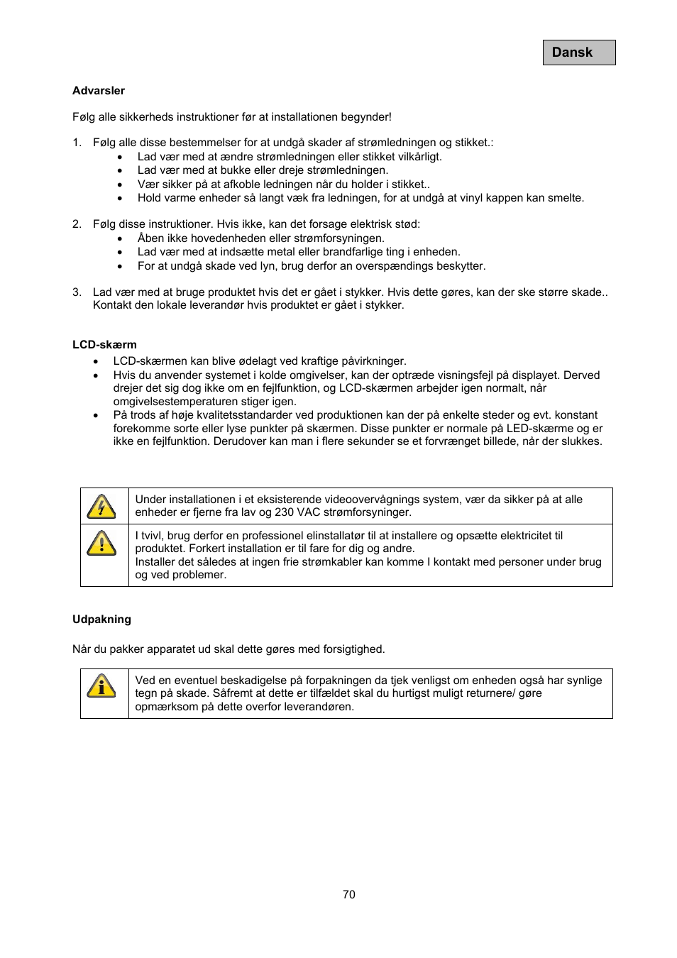 ABUS TVAC10041 Operating instructions User Manual | Page 70 / 99