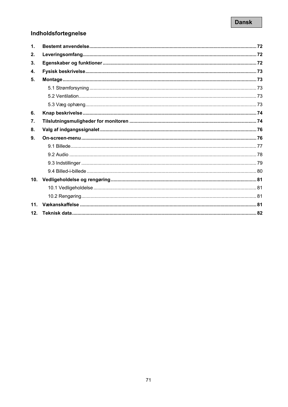 ABUS TVAC10041 Operating instructions User Manual | Page 71 / 99