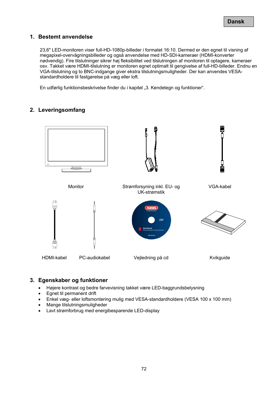 ABUS TVAC10041 Operating instructions User Manual | Page 72 / 99