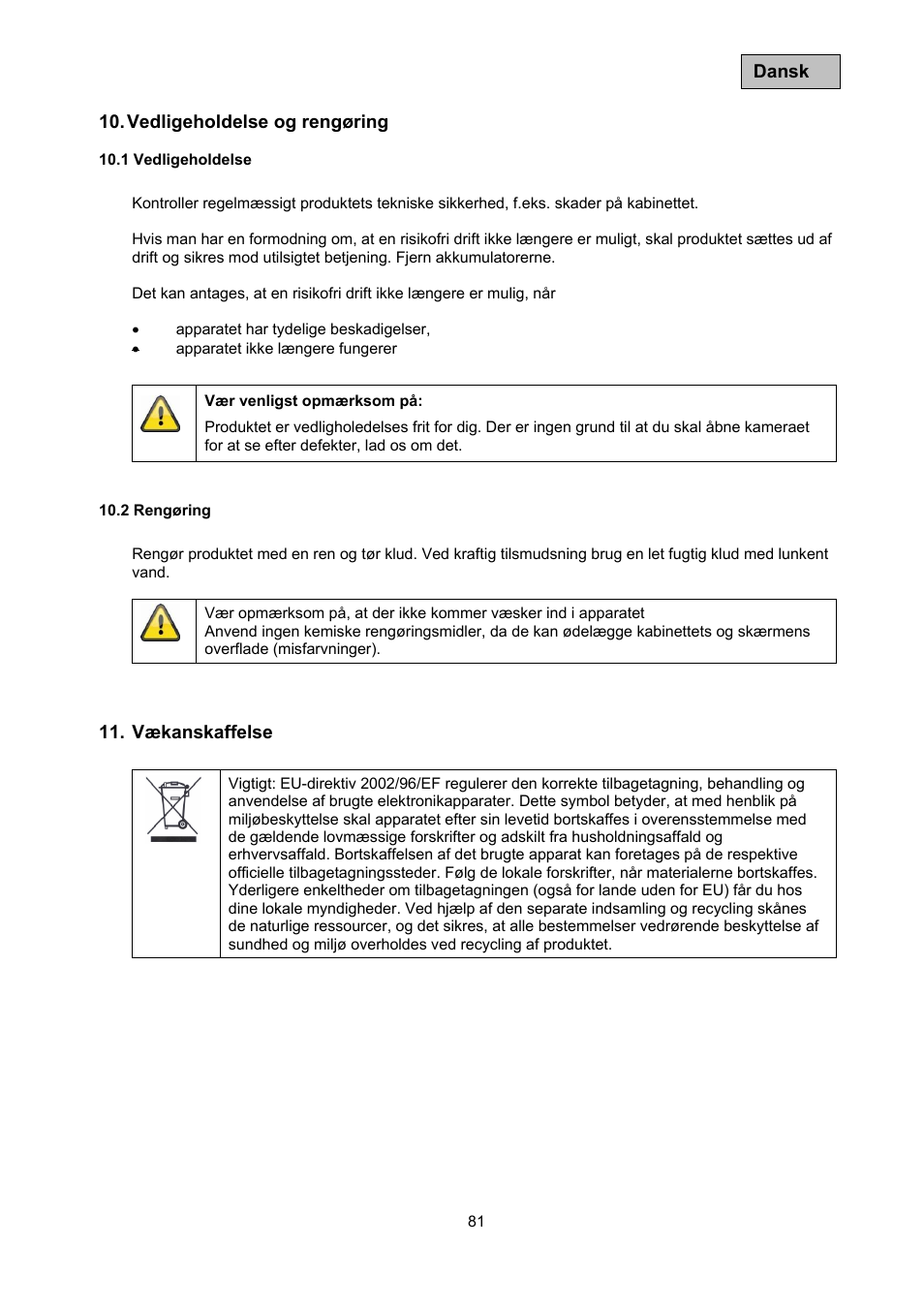 ABUS TVAC10041 Operating instructions User Manual | Page 81 / 99