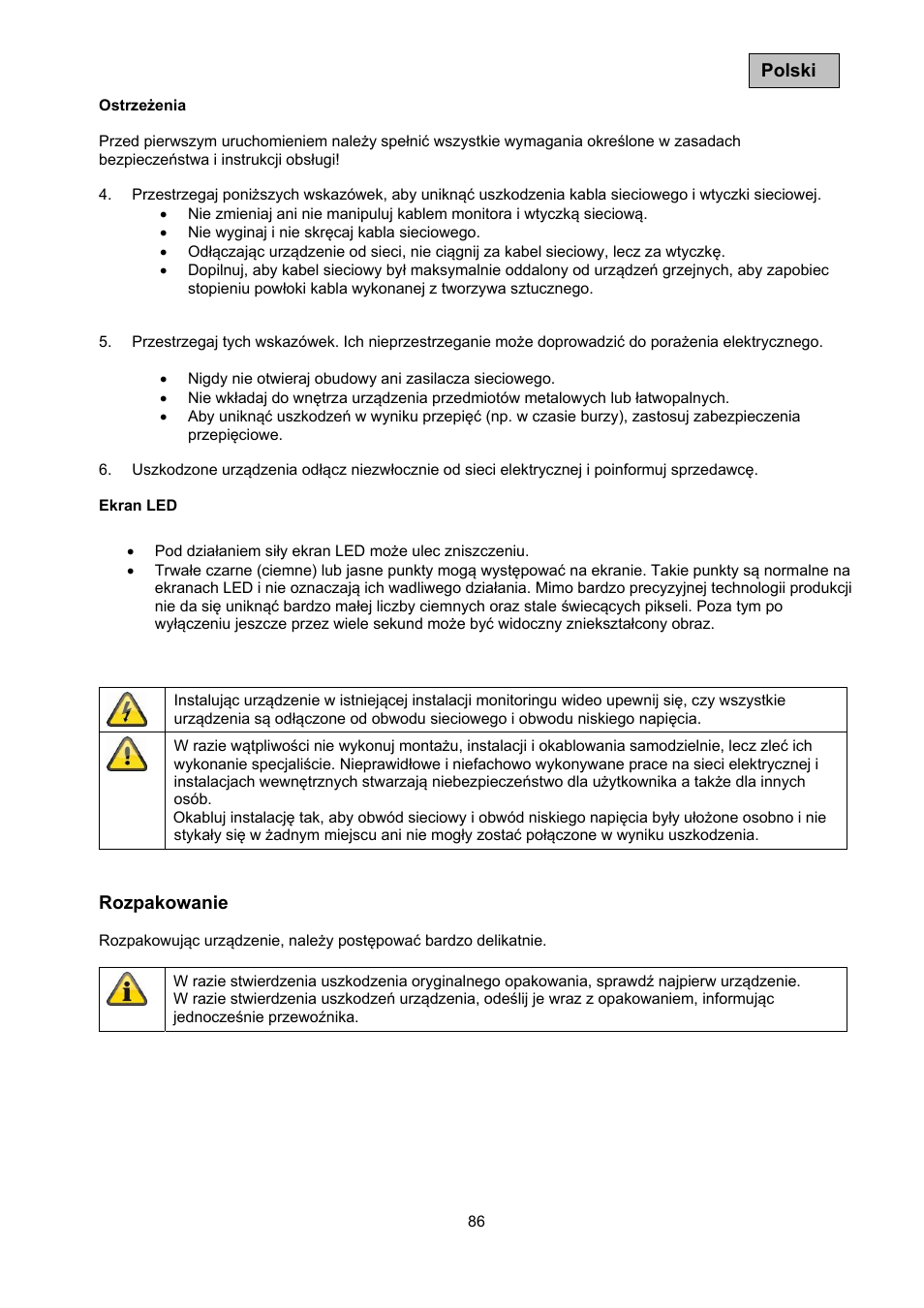 ABUS TVAC10041 Operating instructions User Manual | Page 86 / 99