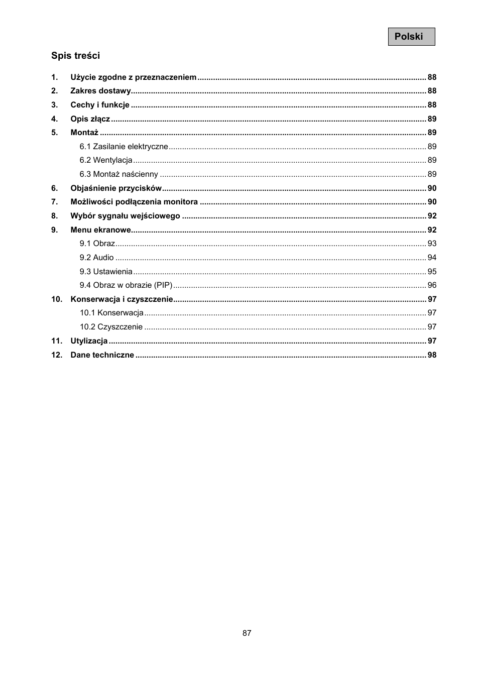 ABUS TVAC10041 Operating instructions User Manual | Page 87 / 99