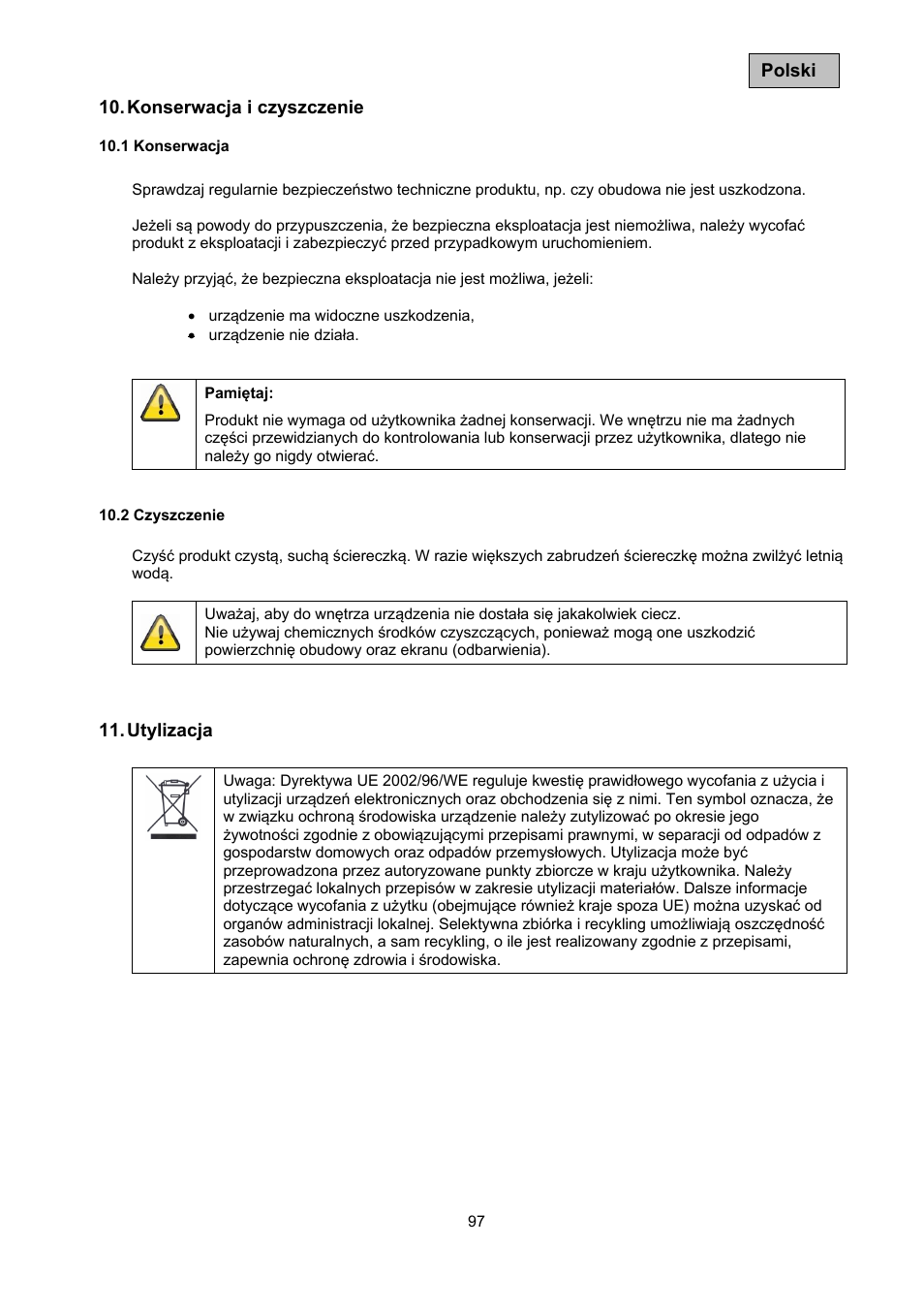 ABUS TVAC10041 Operating instructions User Manual | Page 97 / 99