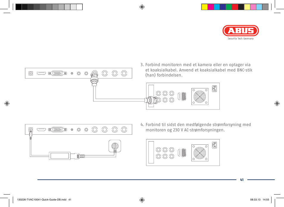 ABUS TVAC10041 Quick operating instructions User Manual | Page 41 / 50