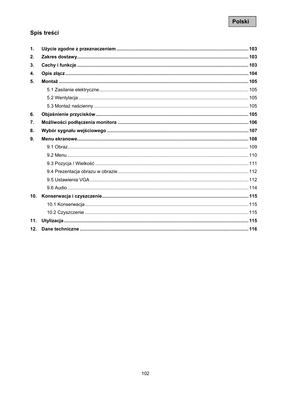 ABUS TVAC10050 Operating instructions User Manual | Page 102 / 117