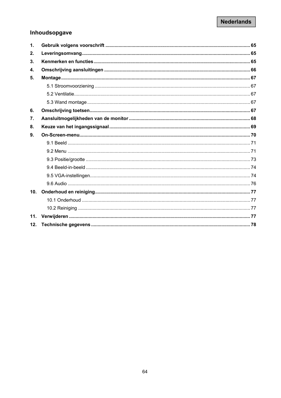 ABUS TVAC10050 Operating instructions User Manual | Page 64 / 117