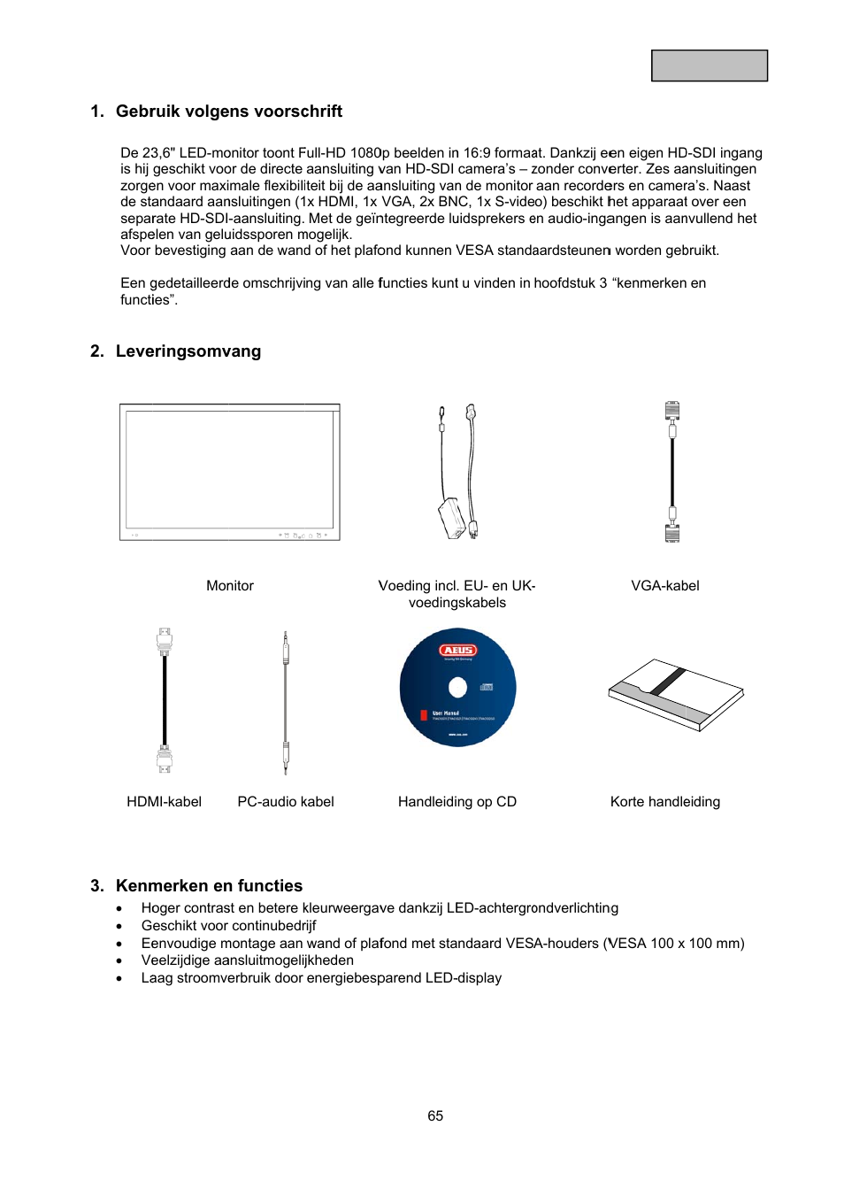 ABUS TVAC10050 Operating instructions User Manual | Page 65 / 117