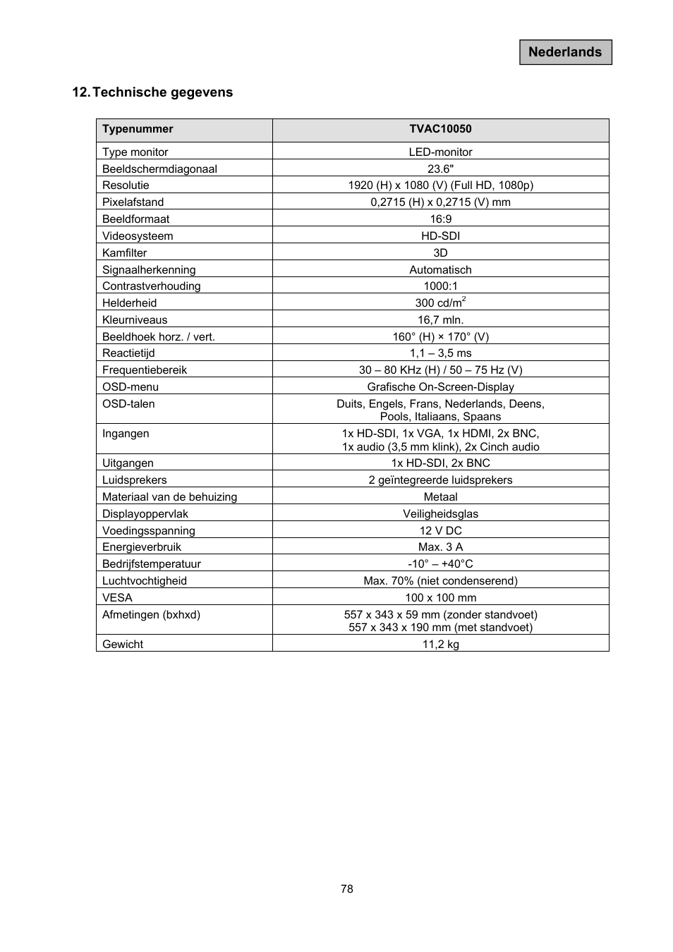 ABUS TVAC10050 Operating instructions User Manual | Page 78 / 117