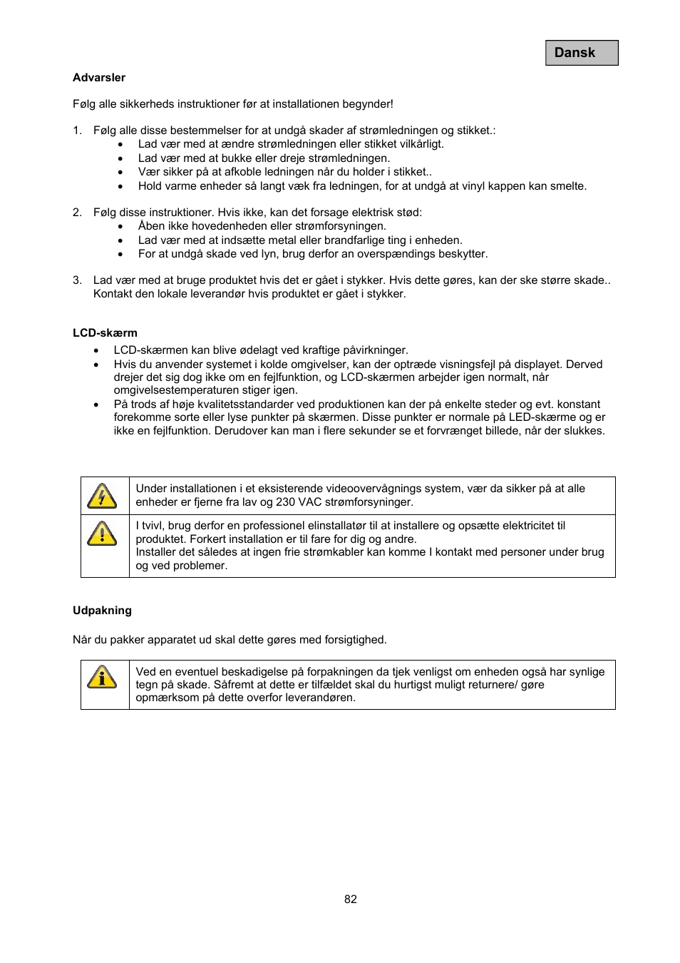 ABUS TVAC10050 Operating instructions User Manual | Page 82 / 117
