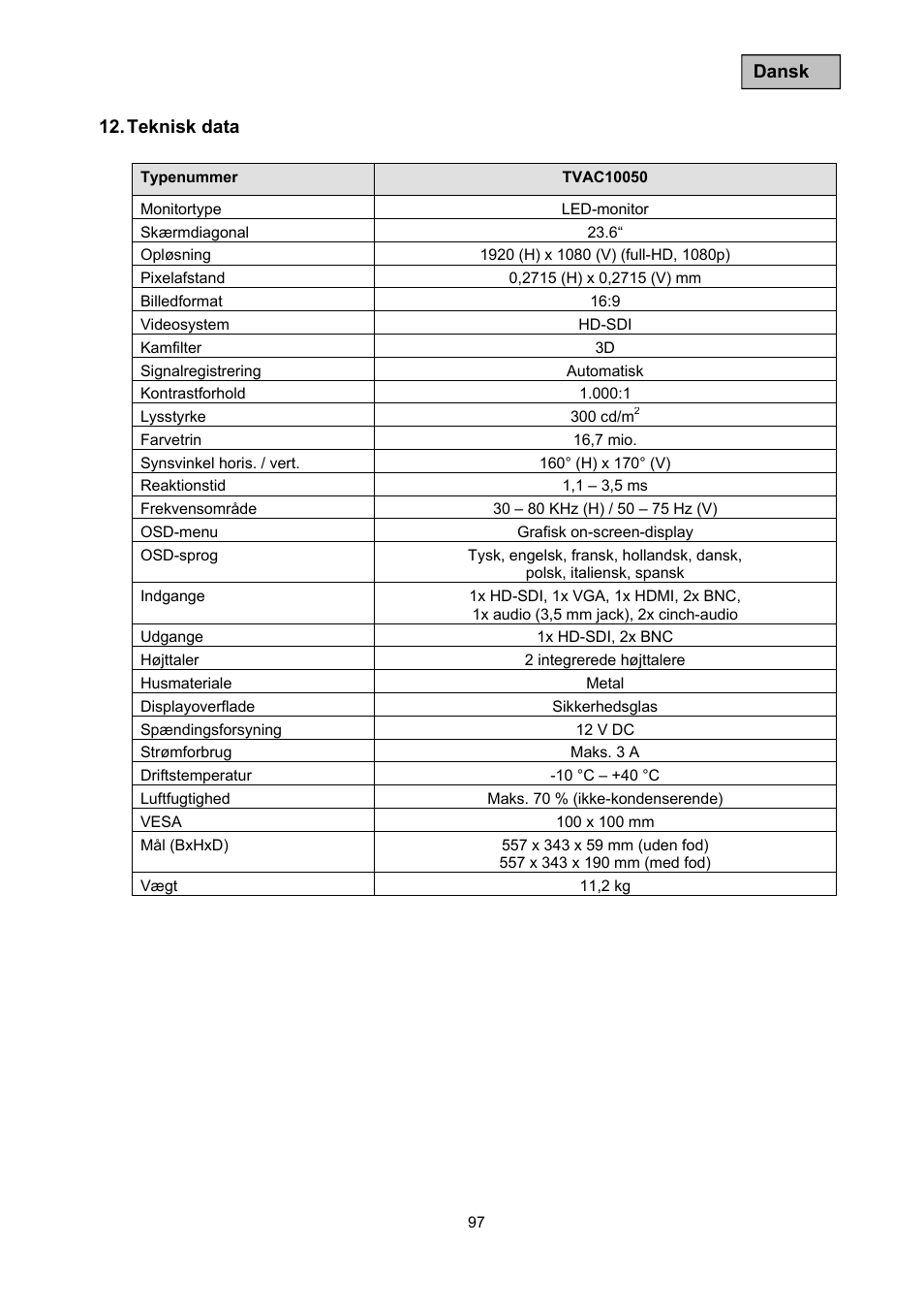 ABUS TVAC10050 Operating instructions User Manual | Page 97 / 117