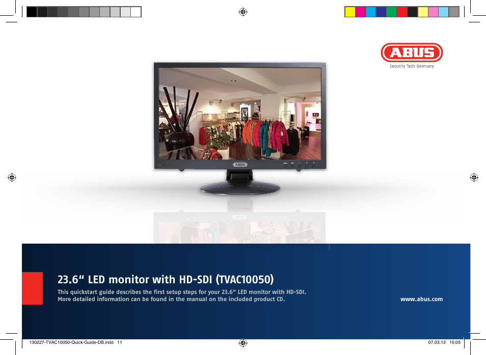 ABUS TVAC10050 Quick operating instructions User Manual | Page 11 / 50