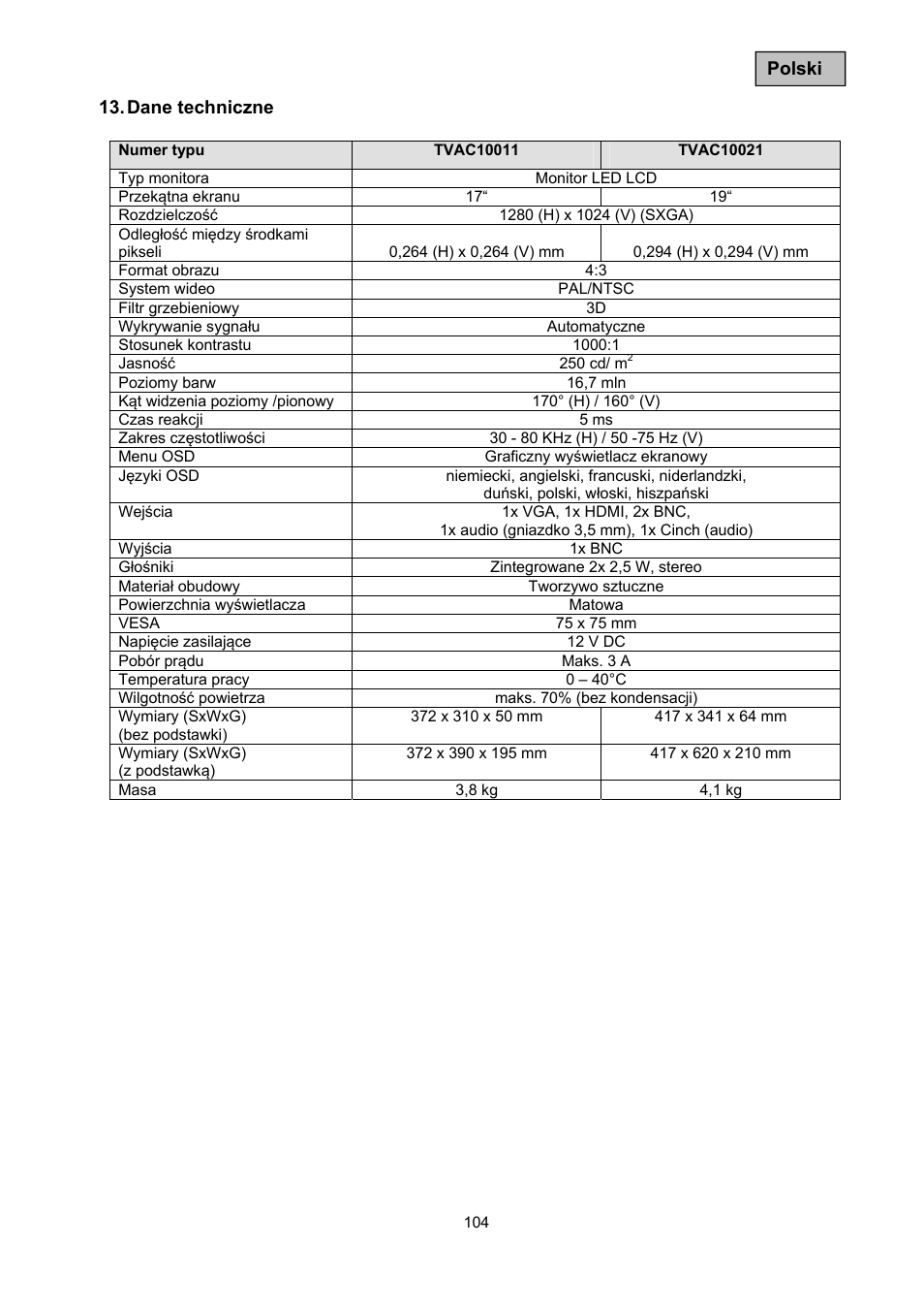 ABUS TVAC10011 Operating instructions User Manual | Page 104 / 105