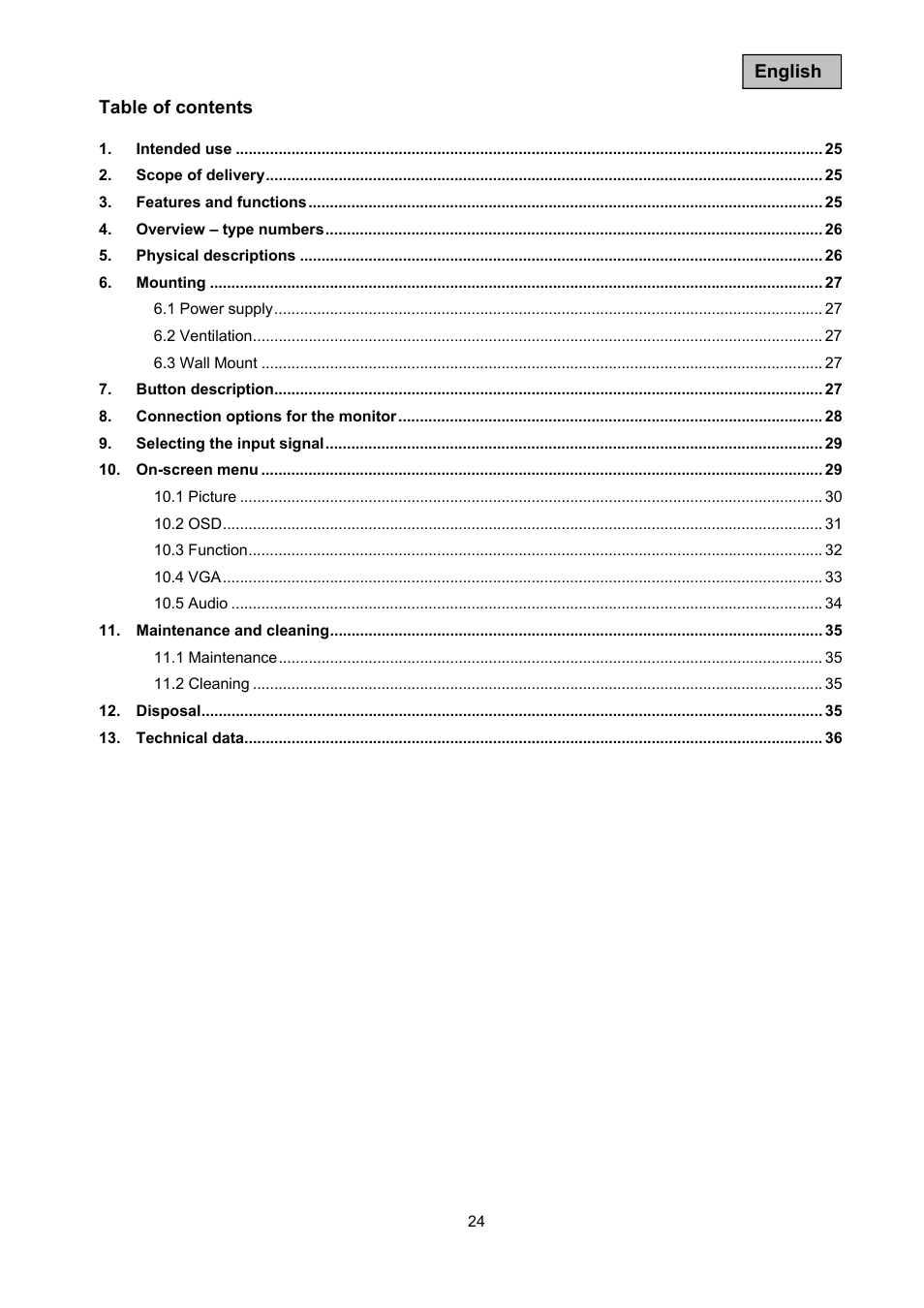ABUS TVAC10011 Operating instructions User Manual | Page 24 / 105