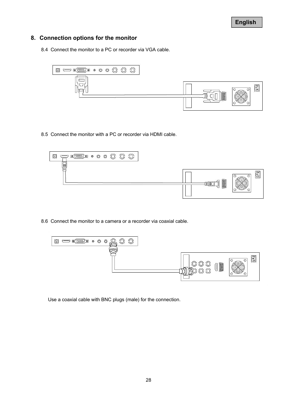 ABUS TVAC10011 Operating instructions User Manual | Page 28 / 105