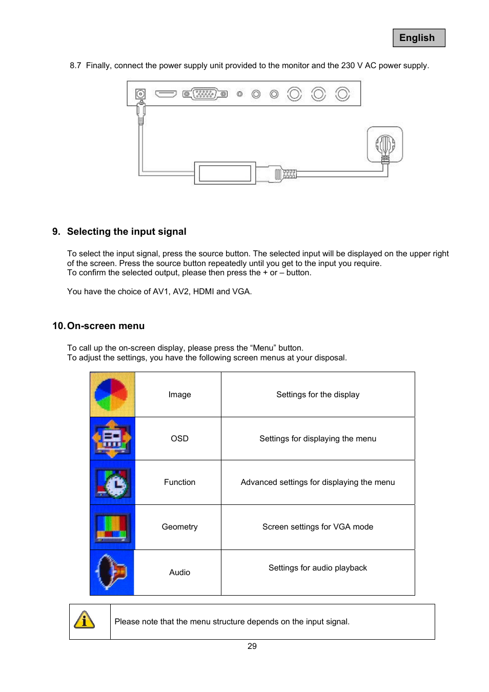 ABUS TVAC10011 Operating instructions User Manual | Page 29 / 105