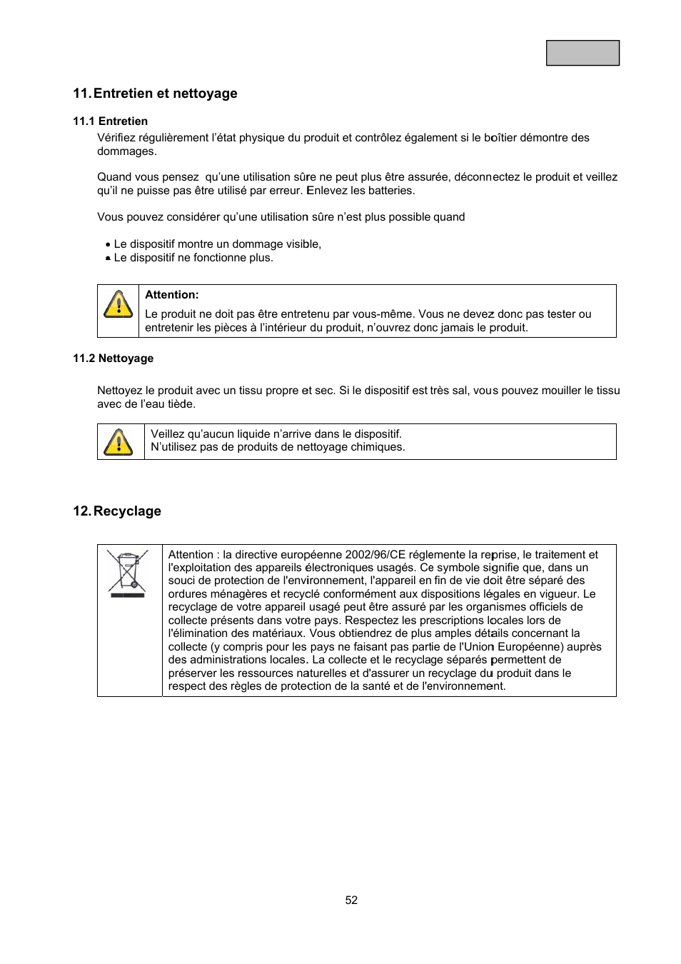 ABUS TVAC10011 Operating instructions User Manual | Page 52 / 105