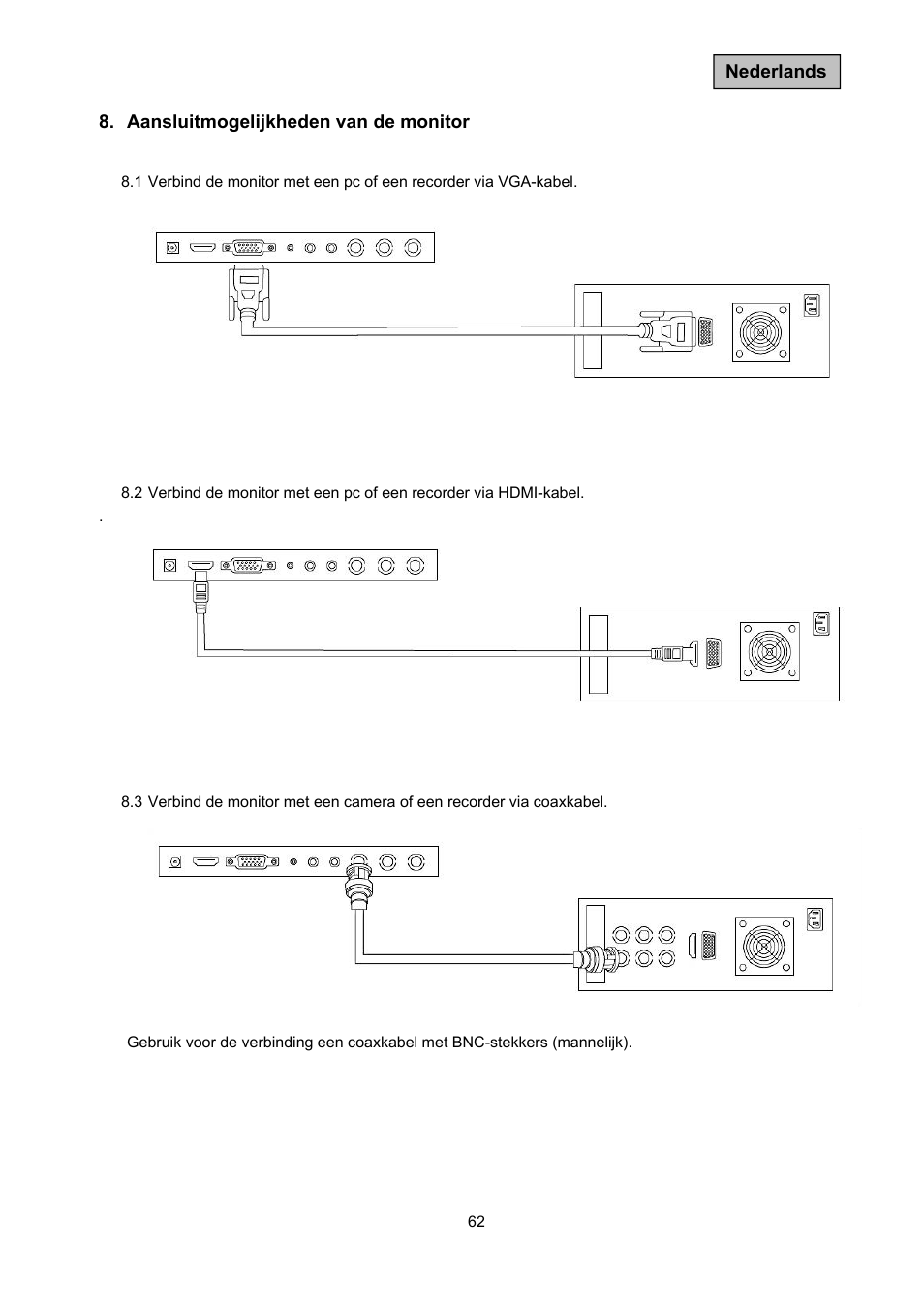 ABUS TVAC10011 Operating instructions User Manual | Page 62 / 105