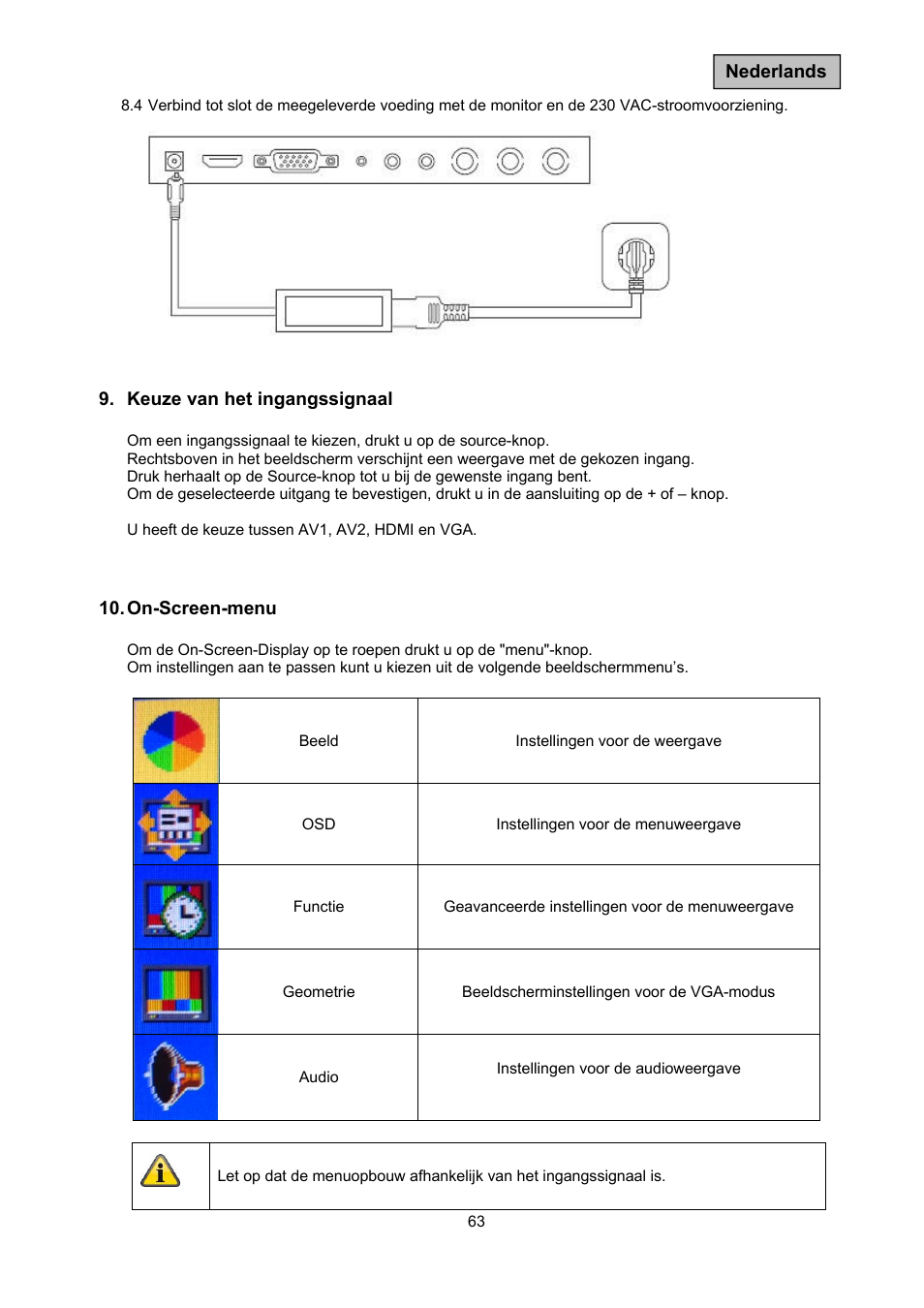 ABUS TVAC10011 Operating instructions User Manual | Page 63 / 105