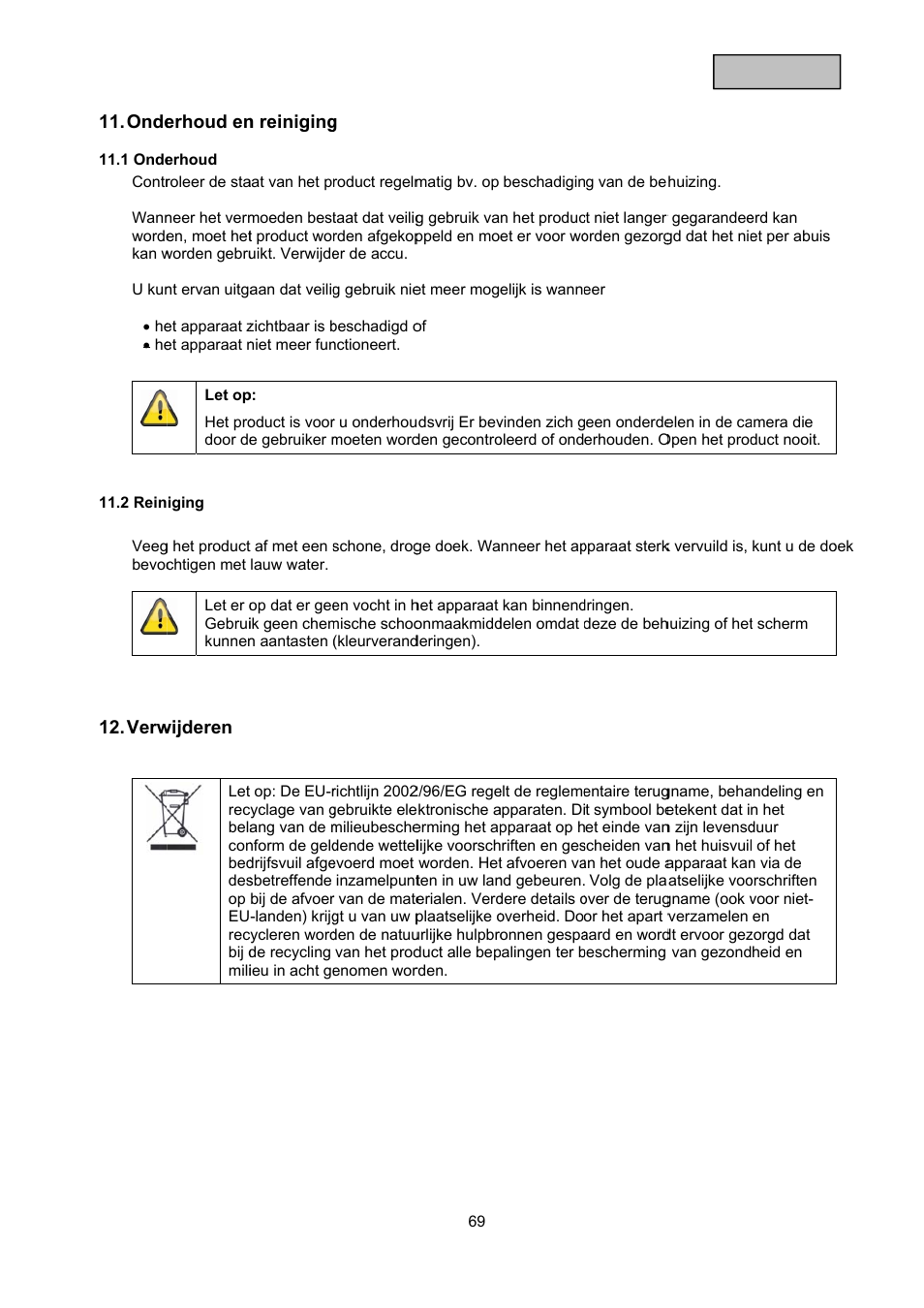 ABUS TVAC10011 Operating instructions User Manual | Page 69 / 105