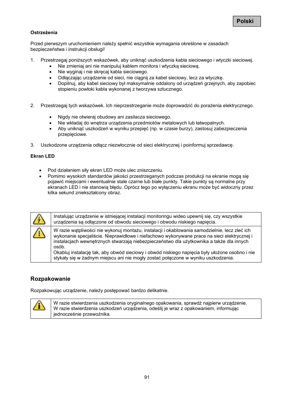 ABUS TVAC10011 Operating instructions User Manual | Page 91 / 105