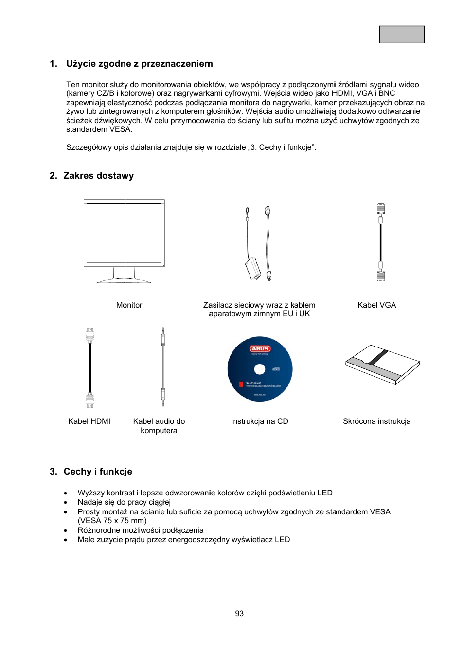 ABUS TVAC10011 Operating instructions User Manual | Page 93 / 105