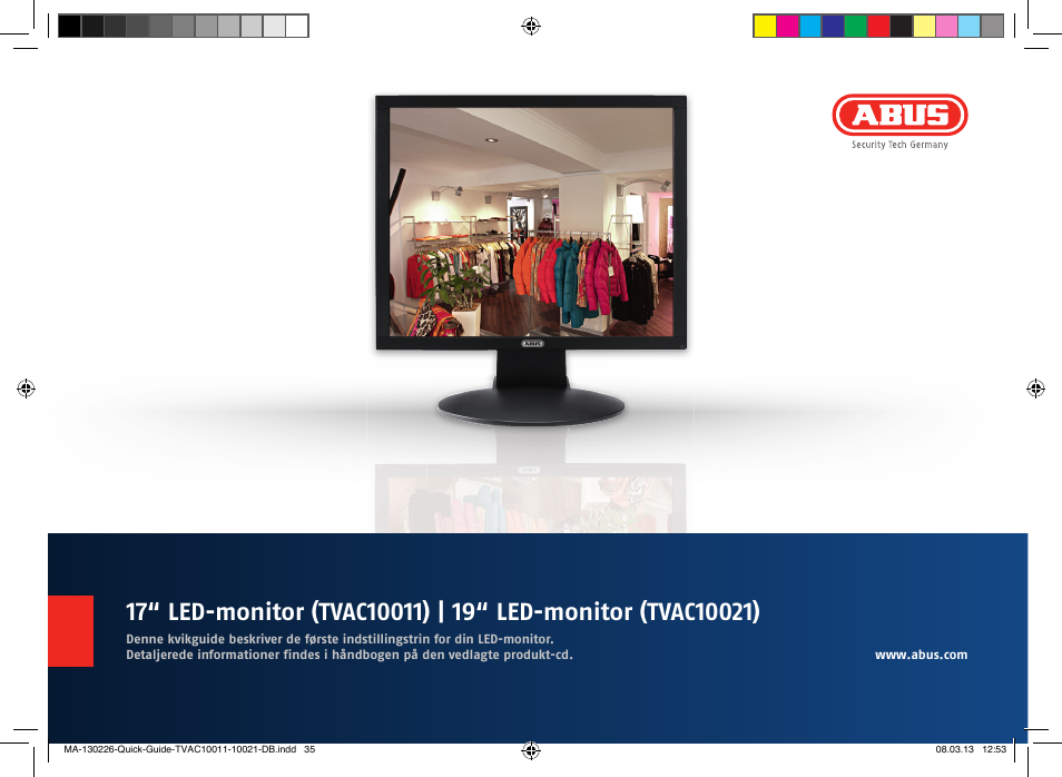 ABUS TVAC10011 Quick operating instructions User Manual | Page 35 / 50