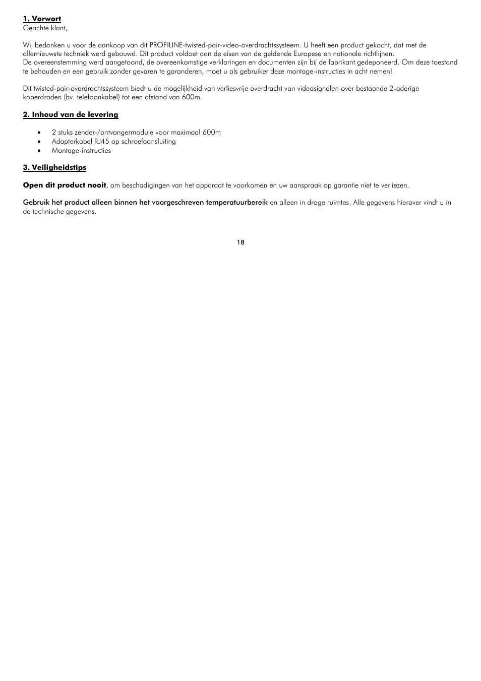 ABUS TV8740 User Manual | Page 18 / 24