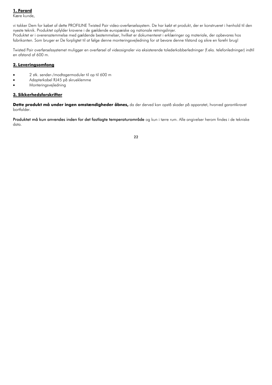 ABUS TV8740 User Manual | Page 22 / 24