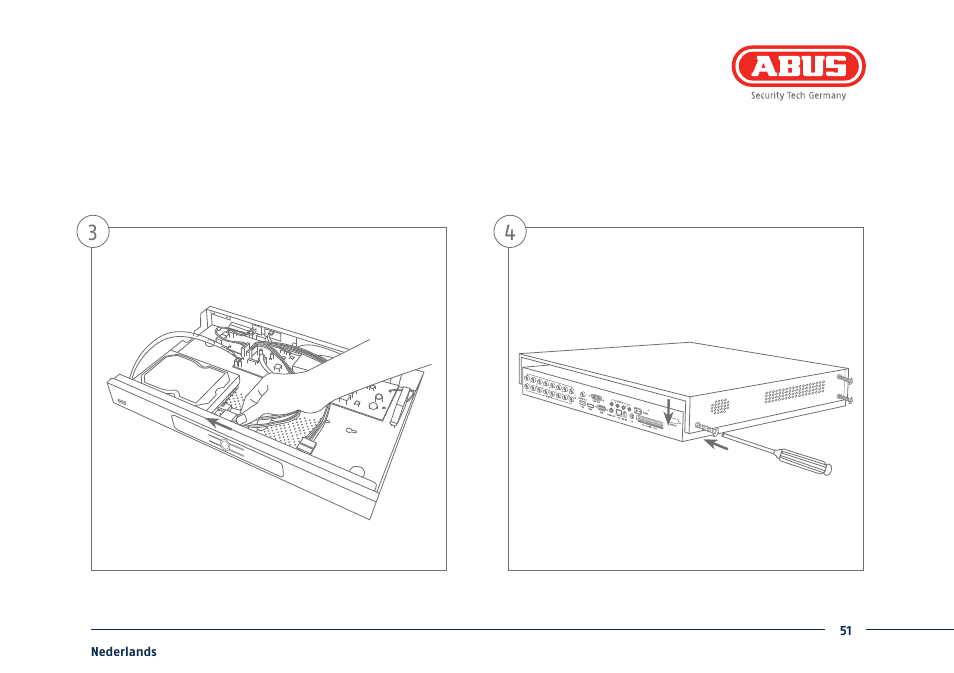 ABUS TVVR41210 Quick operating instructions User Manual | Page 51 / 87