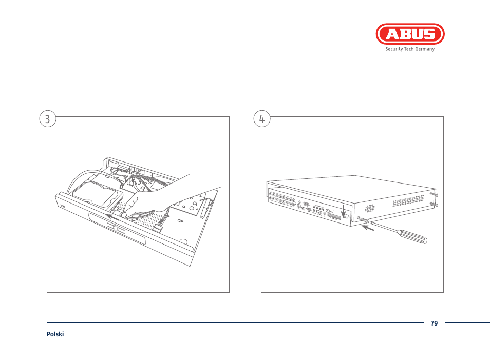 ABUS TVVR41210 Quick operating instructions User Manual | Page 79 / 87