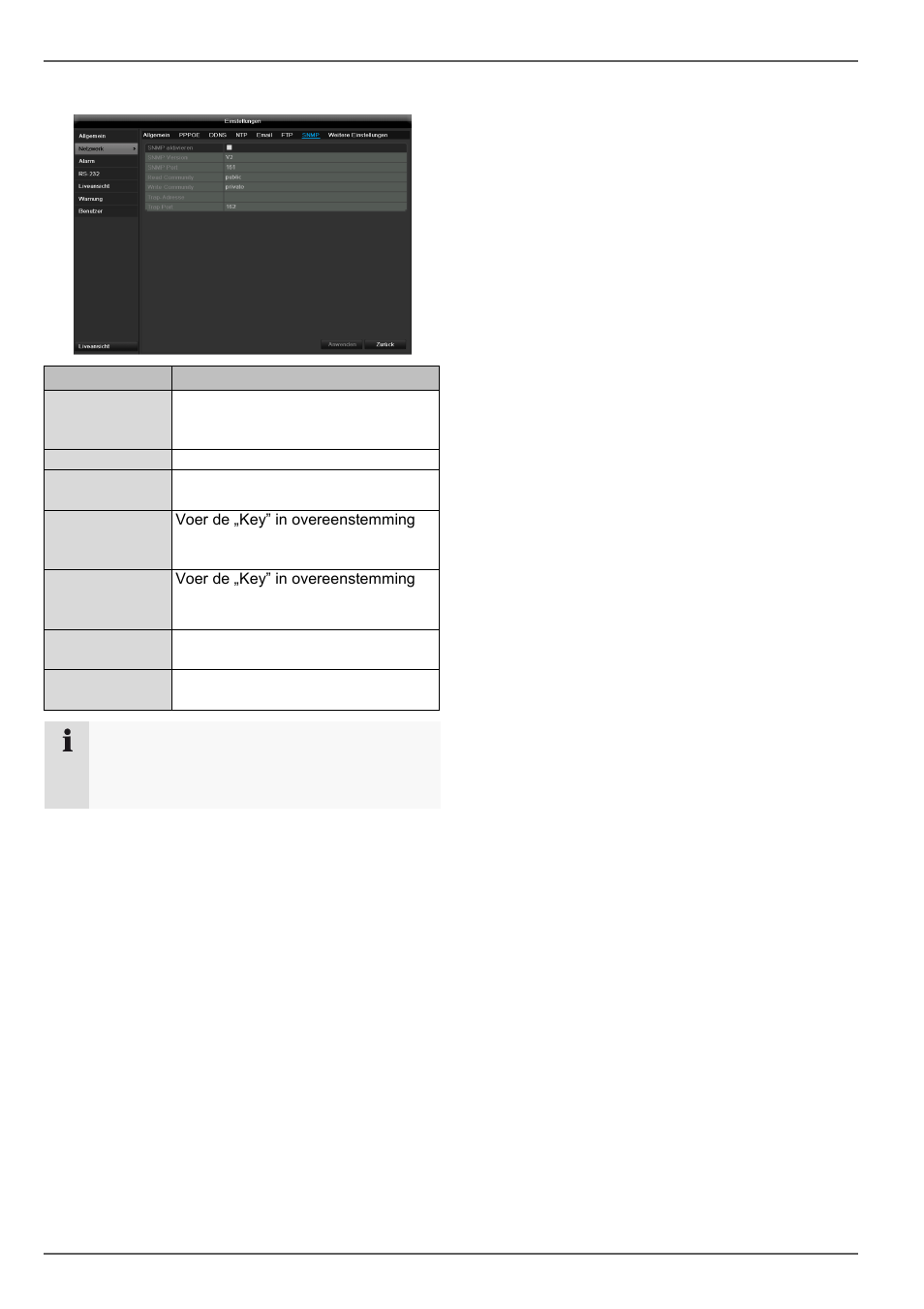 Hoofd menu | ABUS TVVR41210 Operating instructions User Manual | Page 147 / 409