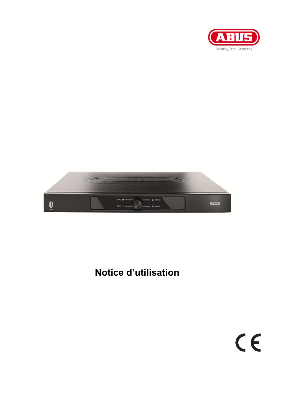 Notice d’utilisation | ABUS TVVR41210 Operating instructions User Manual | Page 177 / 409