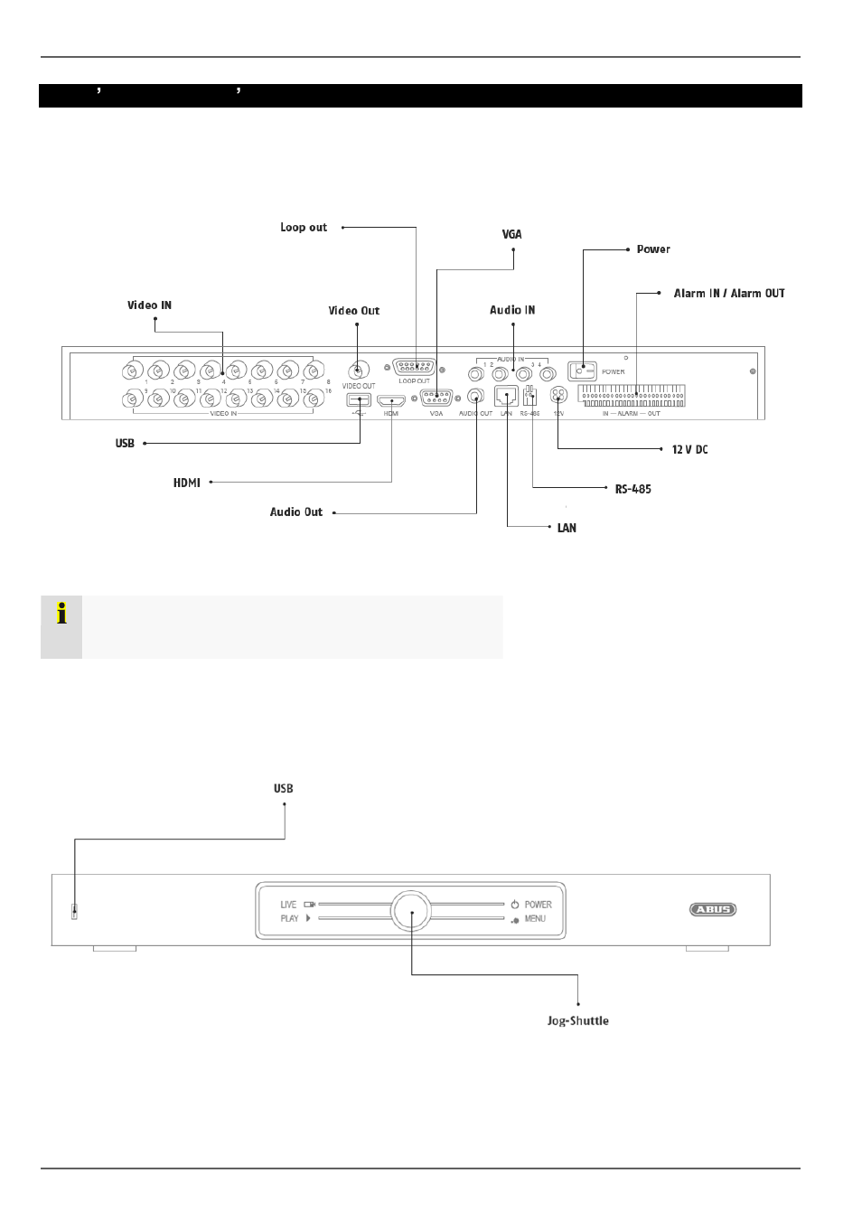 Vue d ’ensemble de l’appareil | ABUS TVVR41210 Operating instructions User Manual | Page 179 / 409