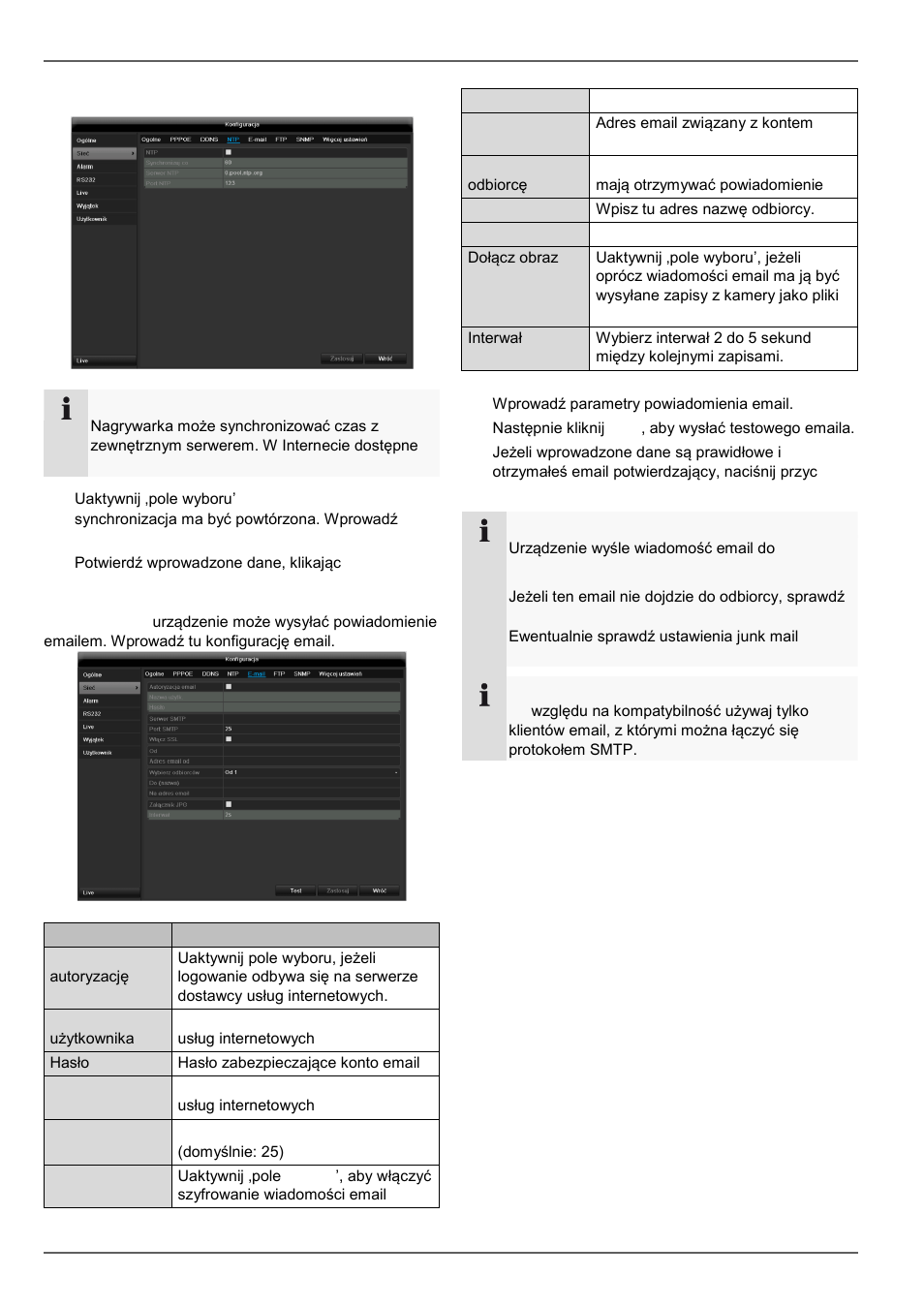 Konfiguracja | ABUS TVVR41210 Operating instructions User Manual | Page 321 / 409