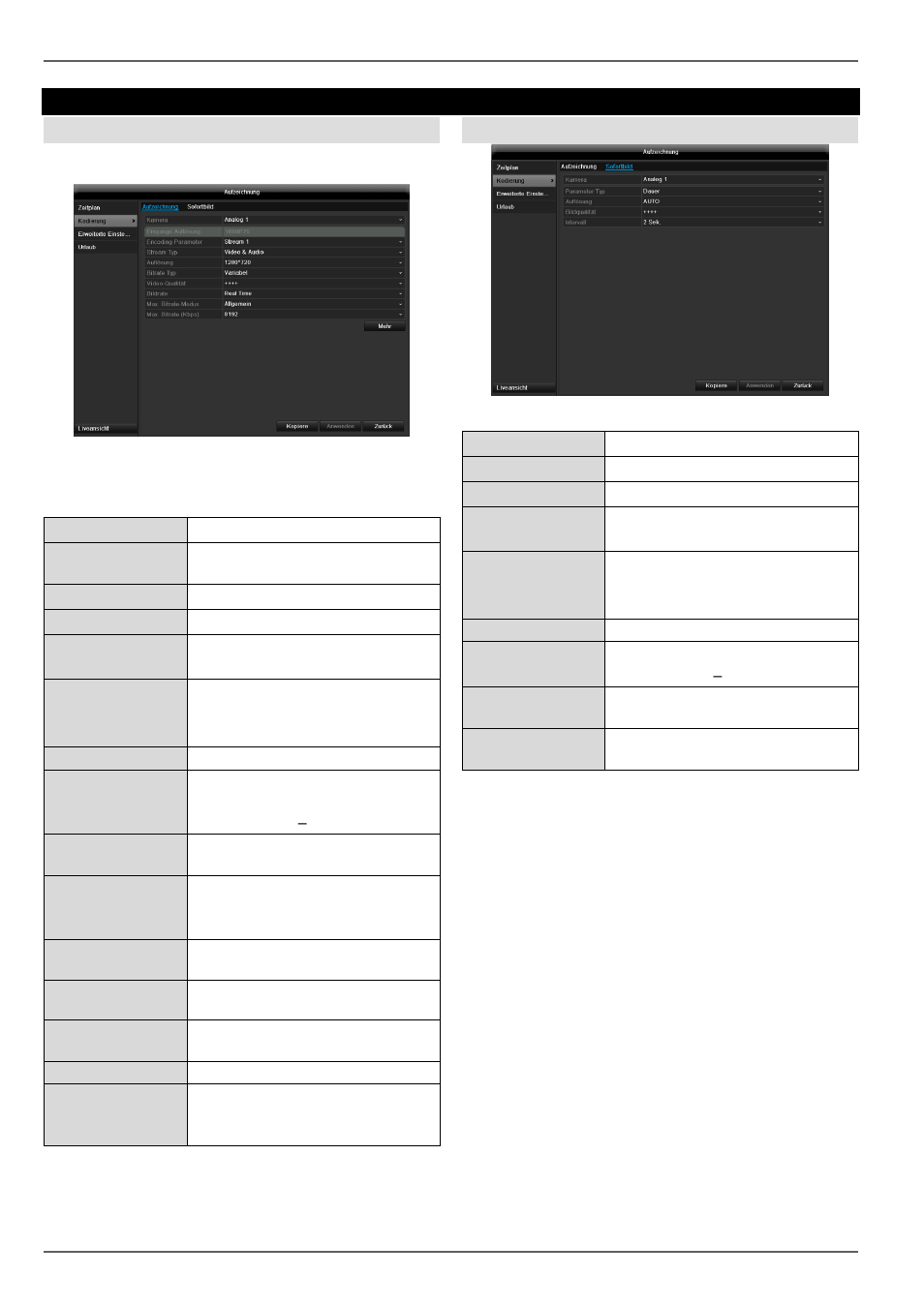 Encoding, Camera, Record | Tab substream | ABUS TVVR41210 Operating instructions User Manual | Page 97 / 409