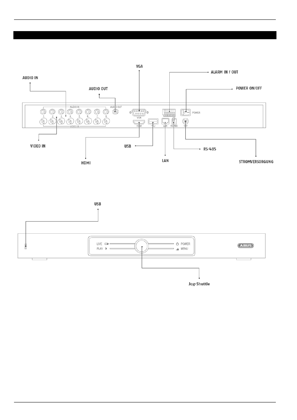 Overzicht | ABUS TVHD80110 Operating instructions User Manual | Page 119 / 408