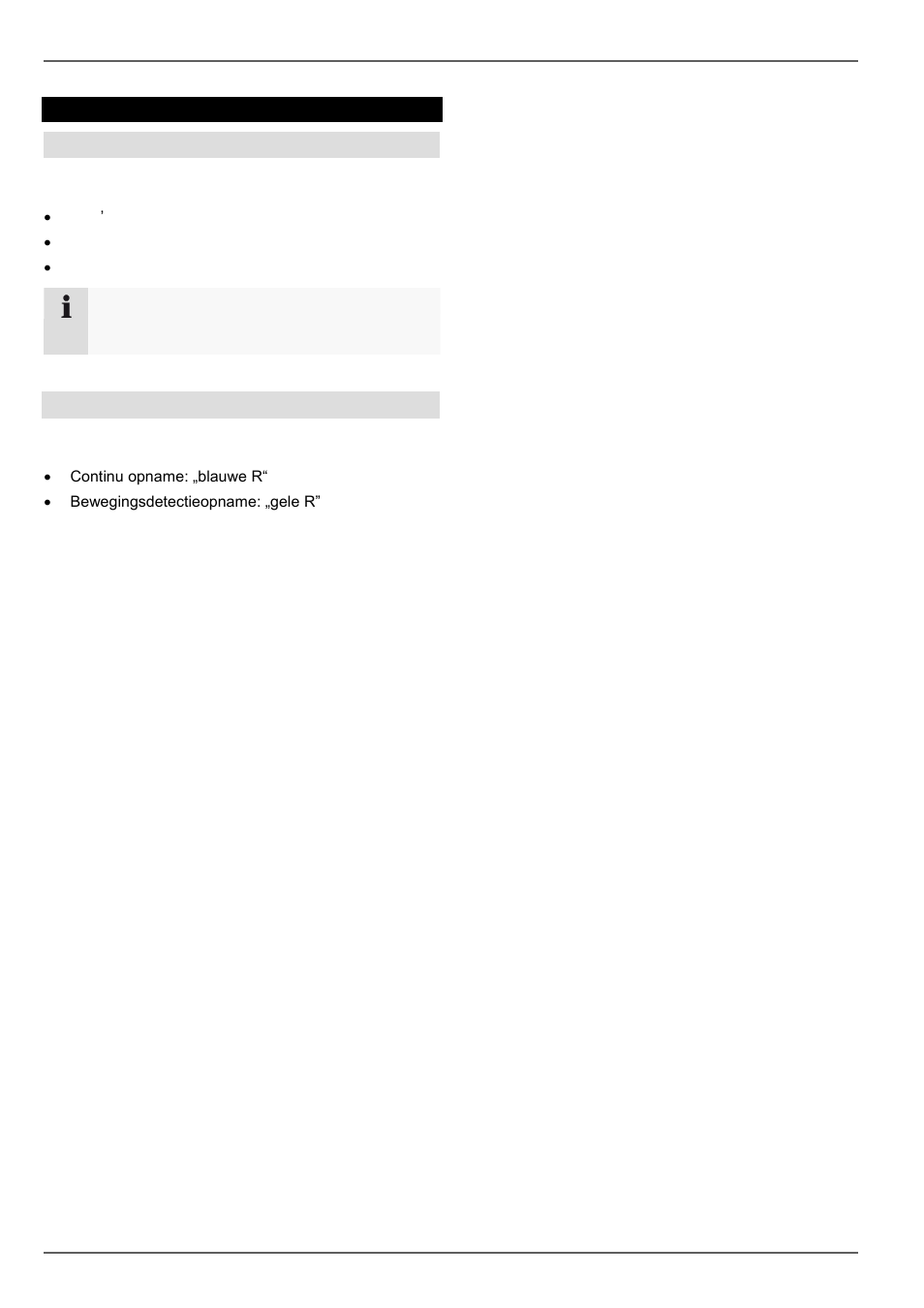 Statusindicatoren, Algemeen, Weergaven op de monitor | ABUS TVHD80110 Operating instructions User Manual | Page 131 / 408