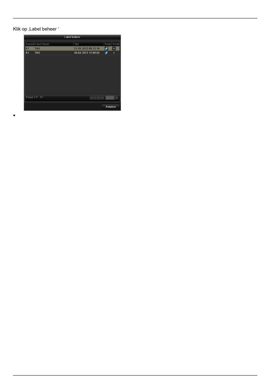 Weergave | ABUS TVHD80110 Operating instructions User Manual | Page 138 / 408