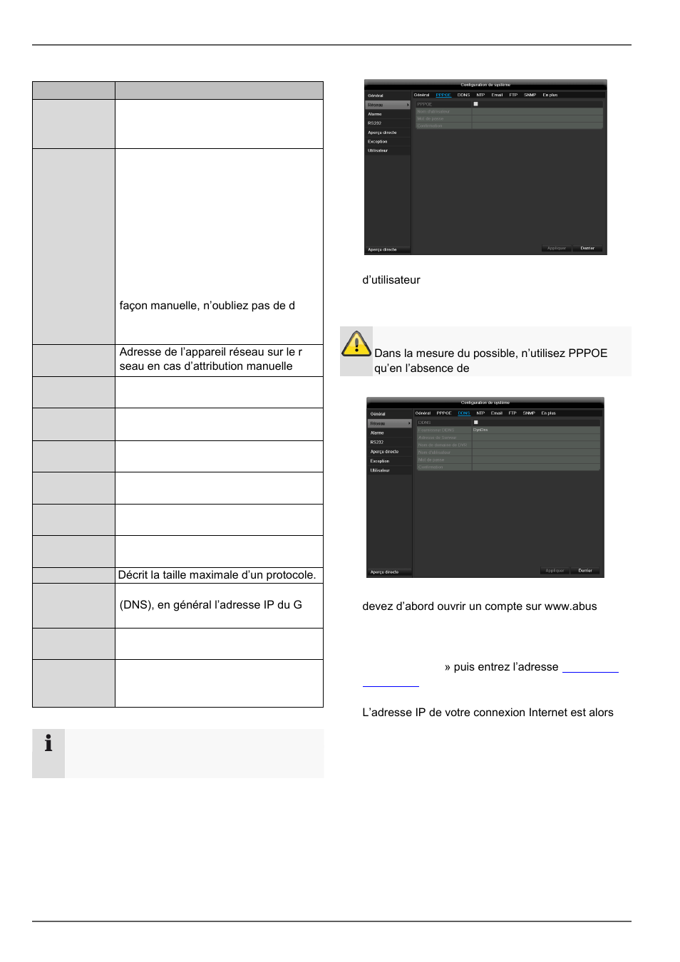 Configuration de système | ABUS TVHD80110 Operating instructions User Manual | Page 204 / 408