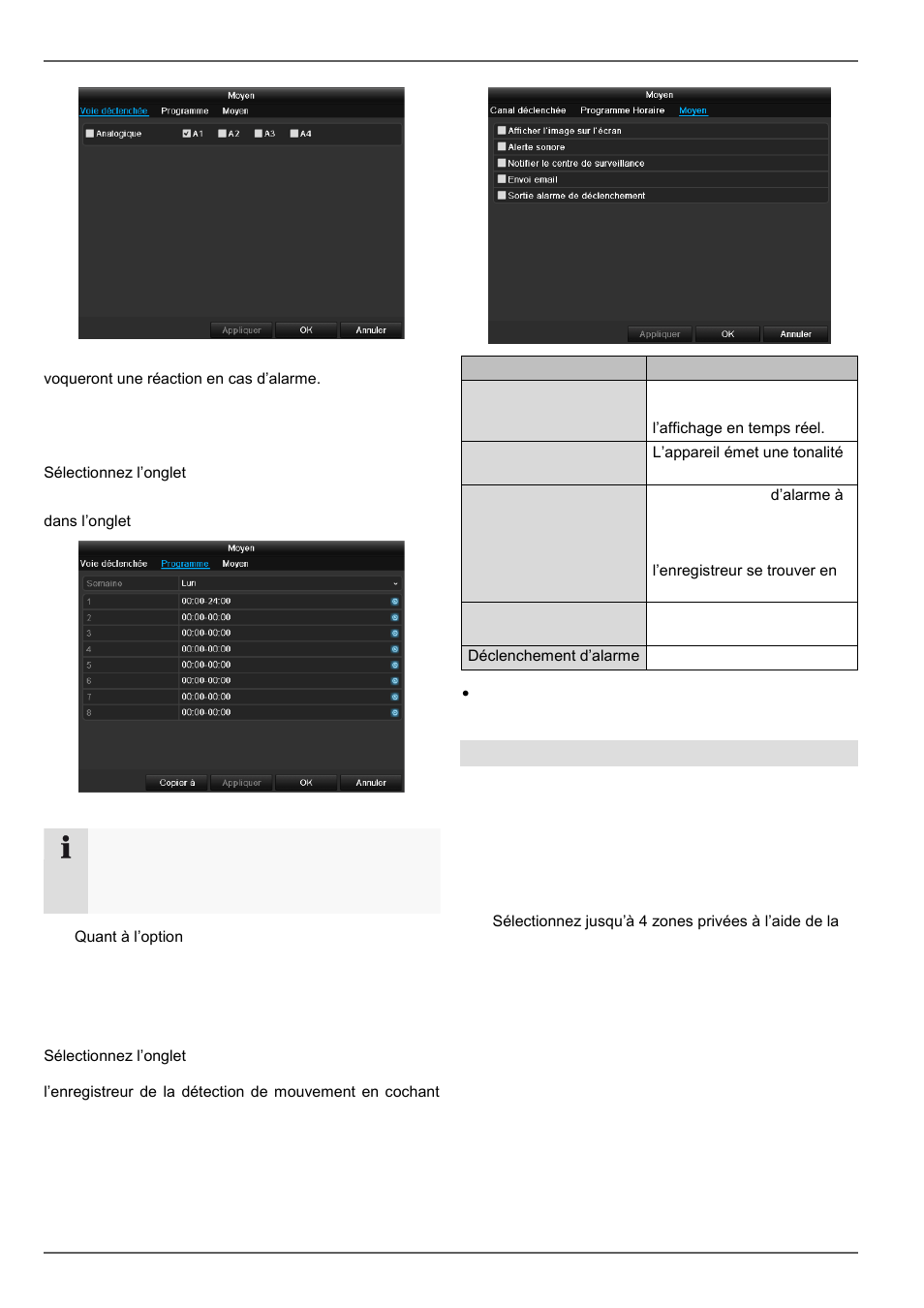 Caméra, Zone privée | ABUS TVHD80110 Operating instructions User Manual | Page 211 / 408